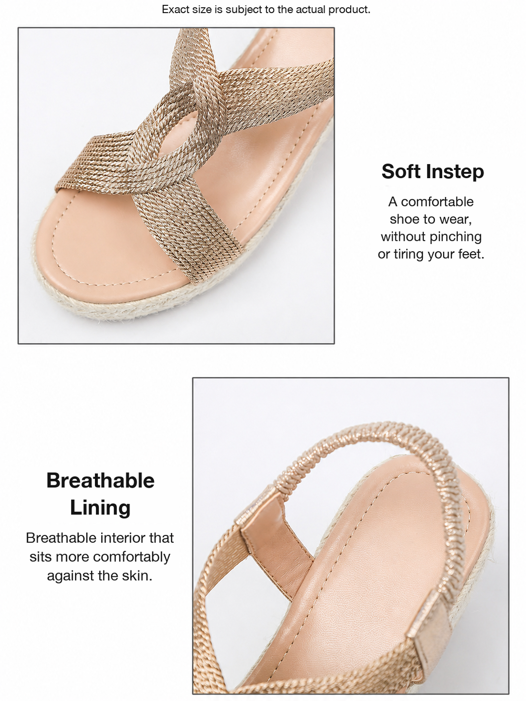 Odile | Woven Rope Wedges