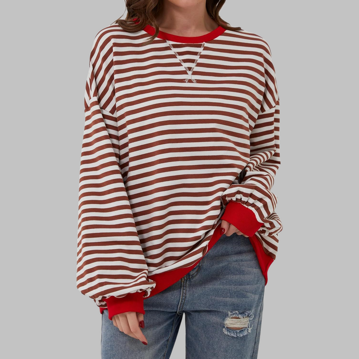 Etta | Long Sleeve Striped Top