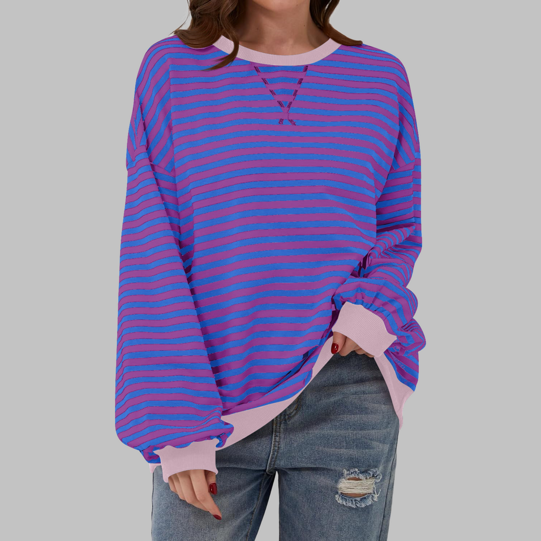 Etta | Long Sleeve Striped Top