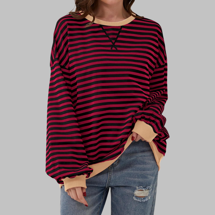 Etta | Long Sleeve Striped Top