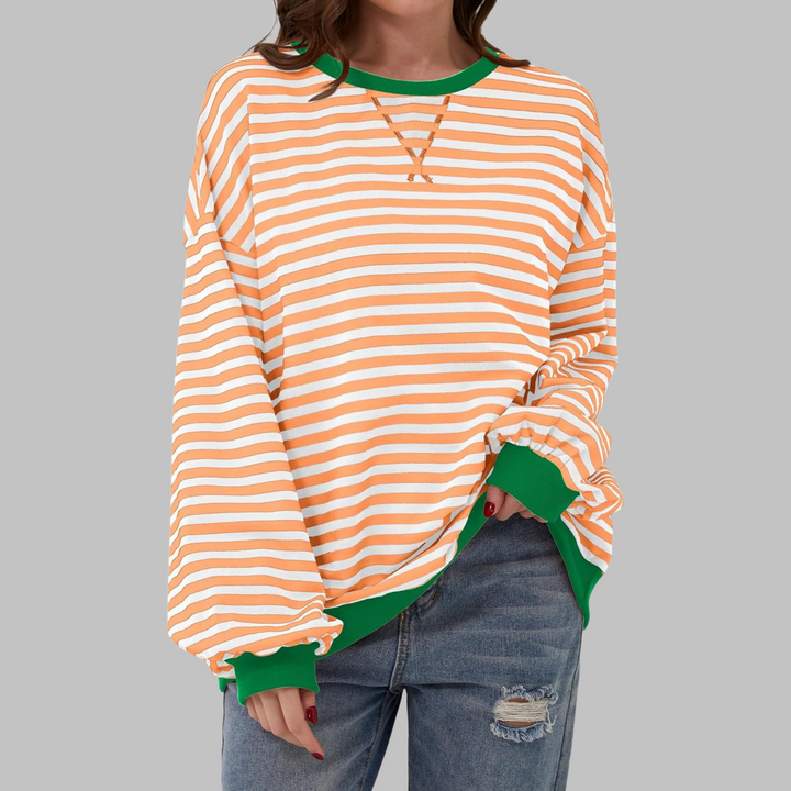 Etta | Long Sleeve Striped Top