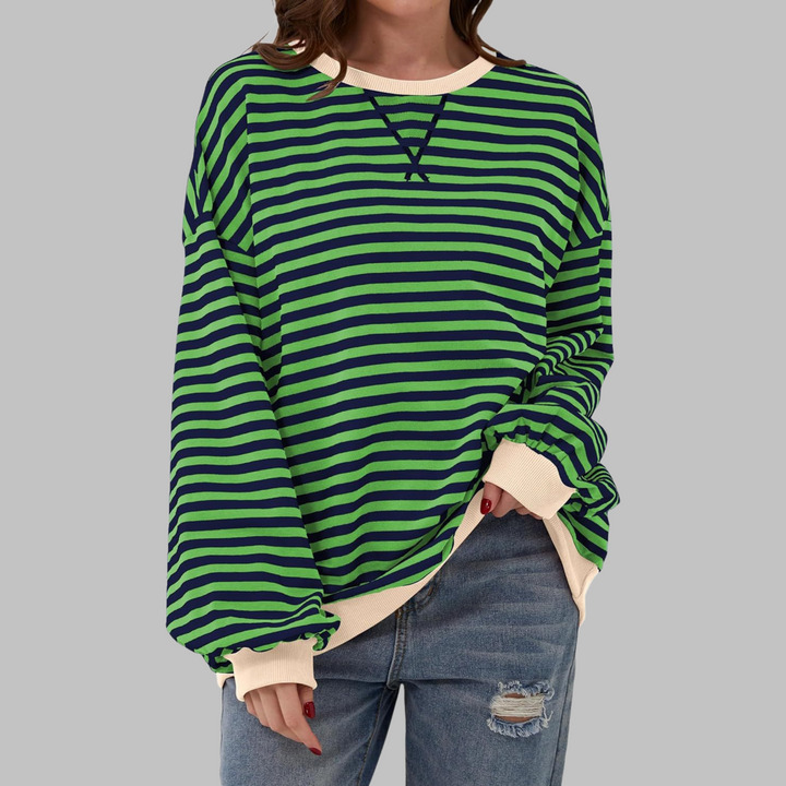 Etta | Long Sleeve Striped Top