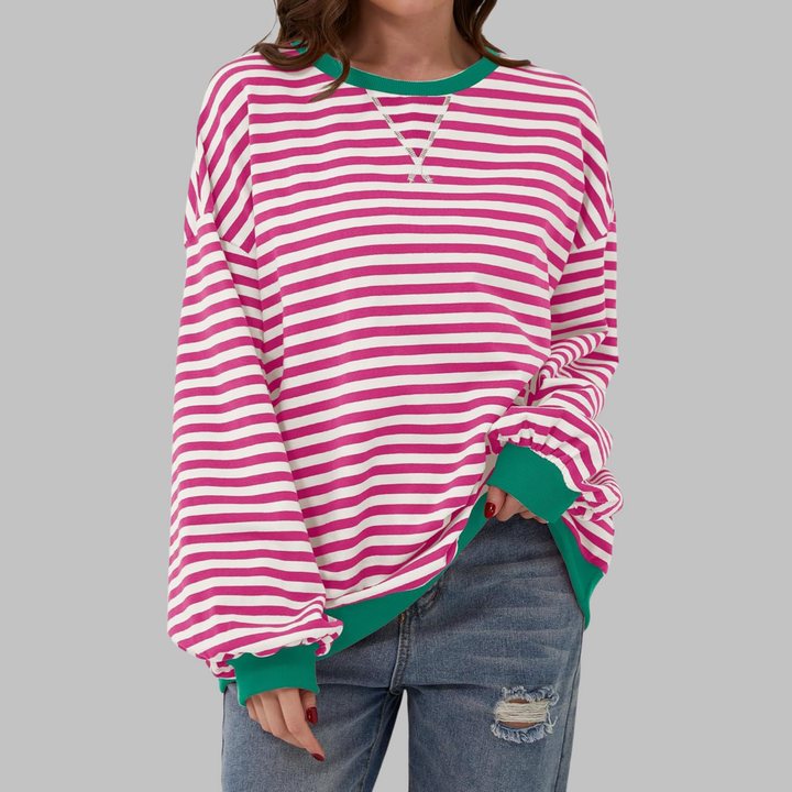 Etta | Long Sleeve Striped Top