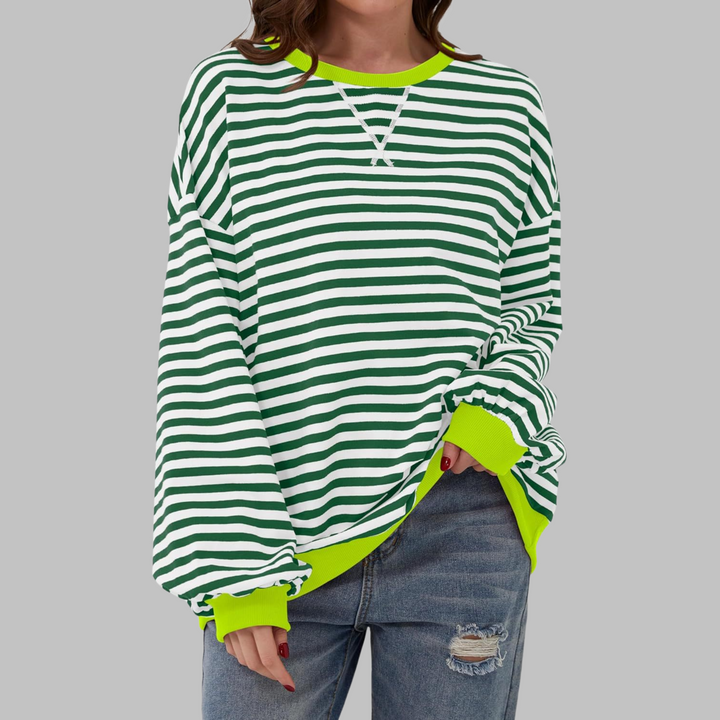 Etta | Long Sleeve Striped Top