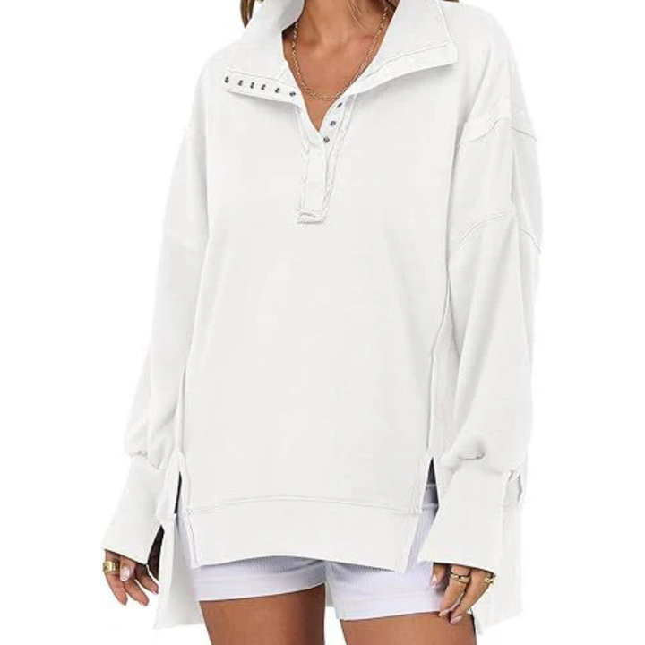 VERONT - Loose Fit High-Low Split Hem