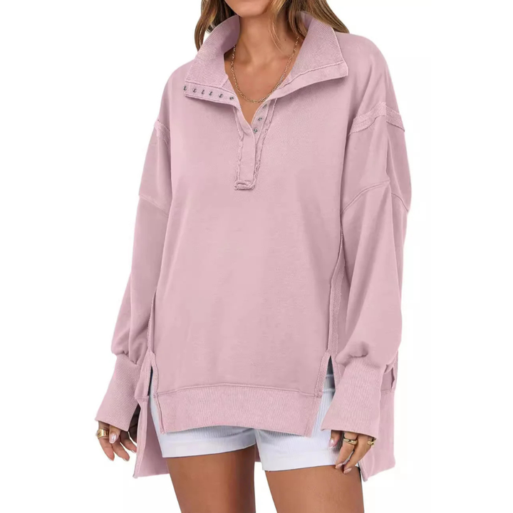 VERONT - Loose Fit High-Low Split Hem