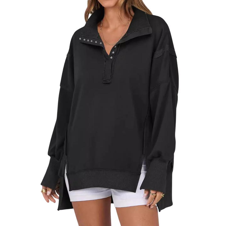 VERONT - Loose Fit High-Low Split Hem