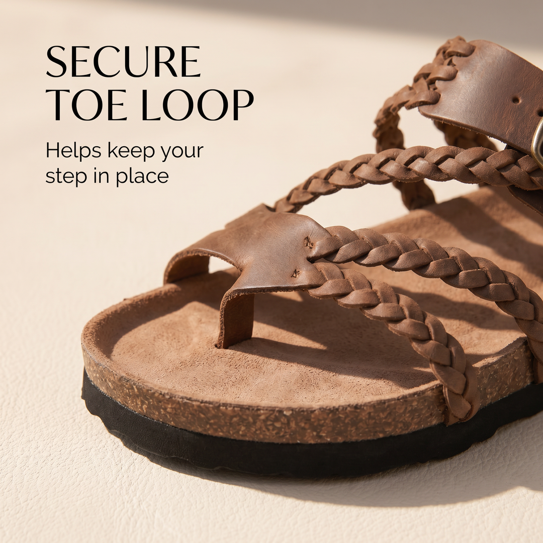Hayleigh Braided Cork Sandals – Your Feet Called. They Want These