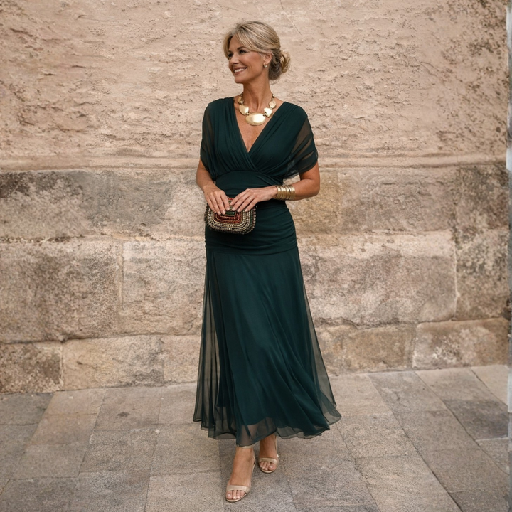 Esme — Off-Shoulder Wrap Dress