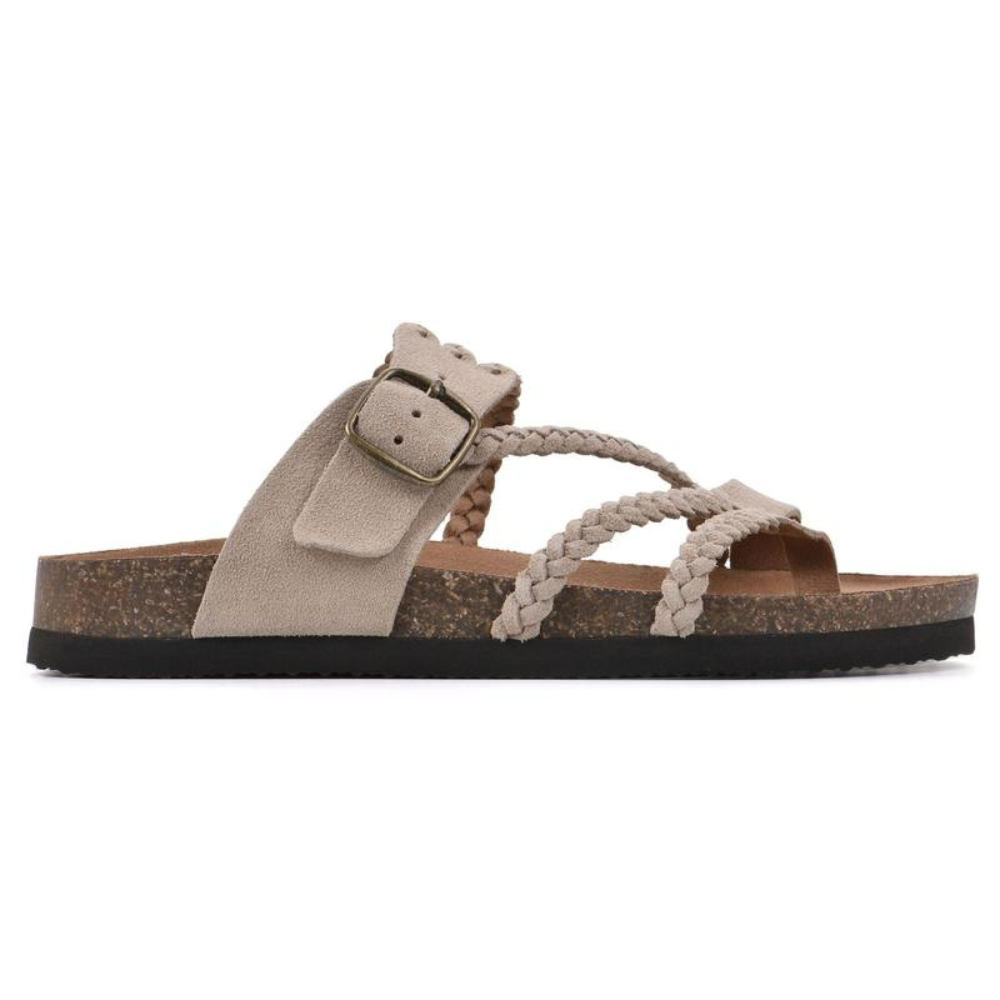 Hayleigh Braided Cork Sandals – Your Feet Called. They Want These