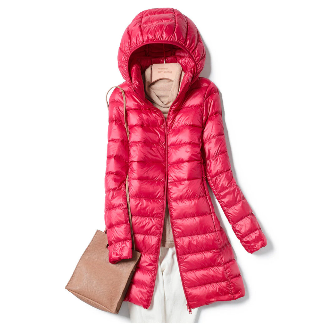Katie - Long Ultralight Puff Down Jacket