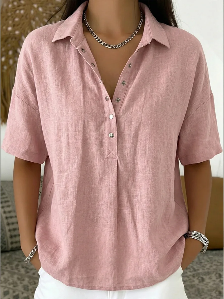Charlotte | Relaxed Linen Blouse