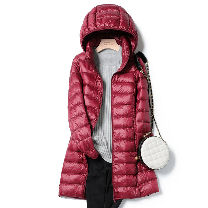 Katie - Long Ultralight Puff Down Jacket