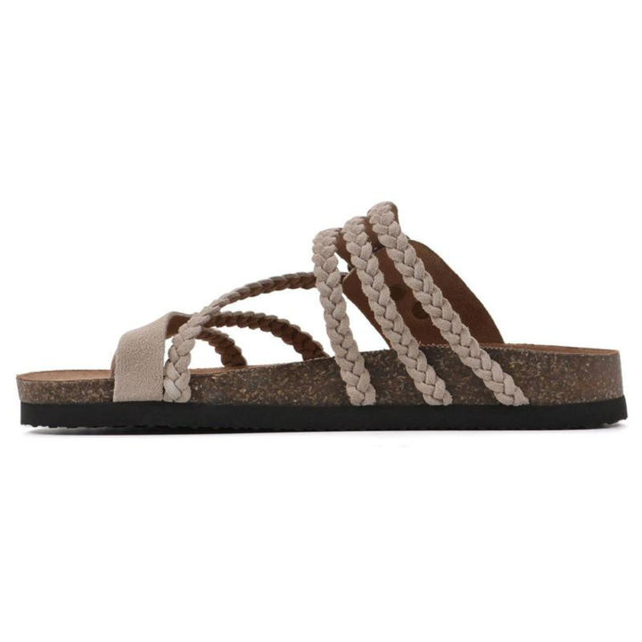 Hayleigh Braided Cork Sandals – Your Feet Called. They Want These
