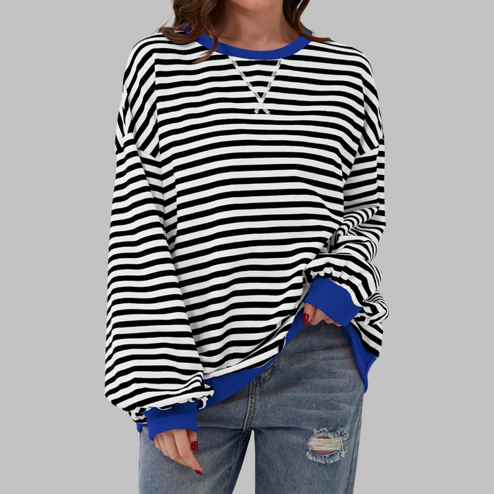 Etta | Long Sleeve Striped Top