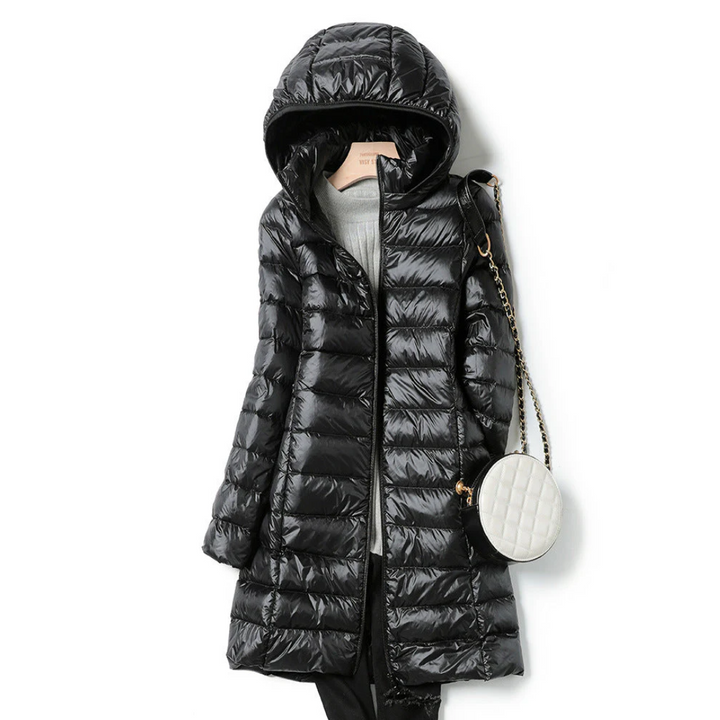 Katie - Long Ultralight Puff Down Jacket