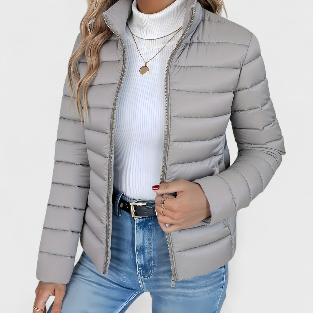 Astrid | Longline Jacket with Collar