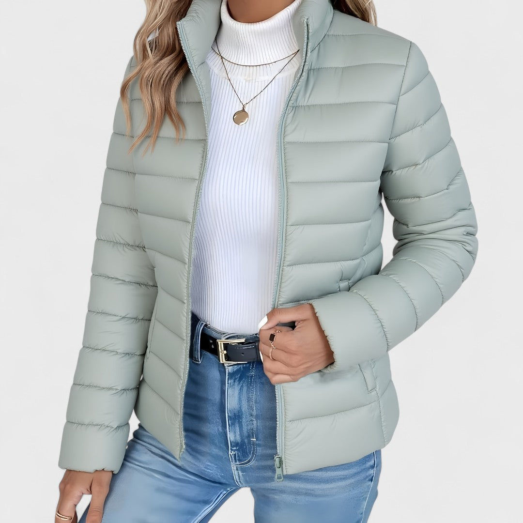 Astrid | Longline Jacket with Collar