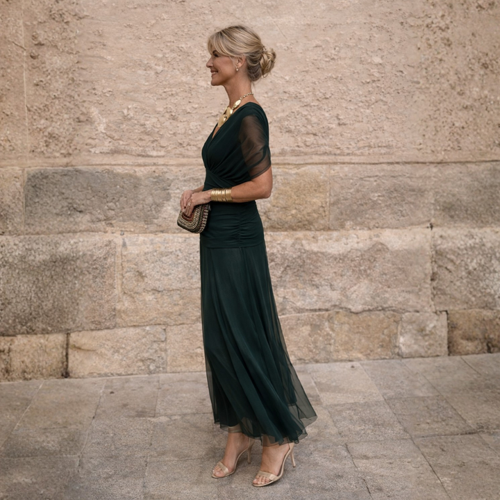 Esme — Off-Shoulder Wrap Dress