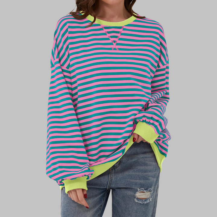 Etta | Long Sleeve Striped Top