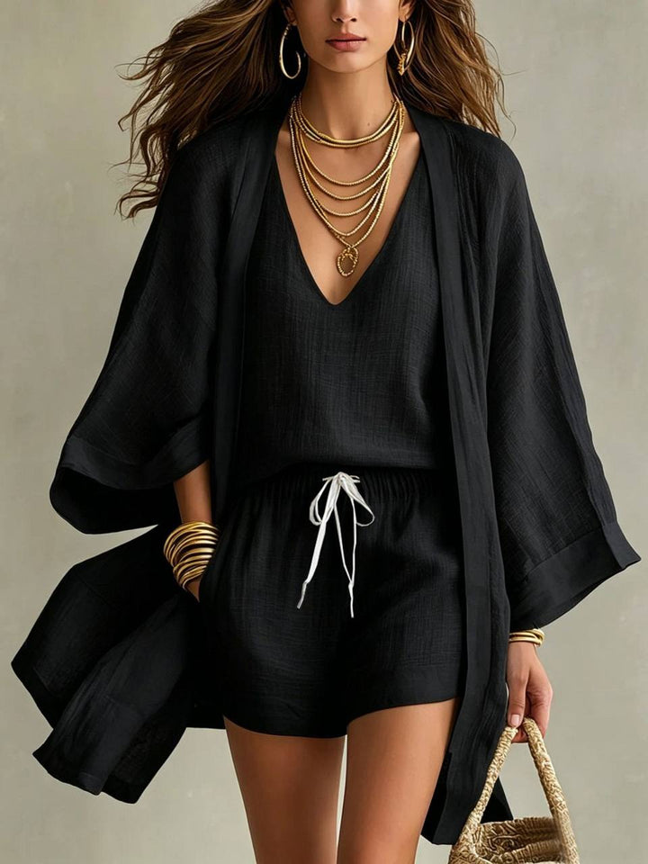 Noémie | Three-Piece Linen Set