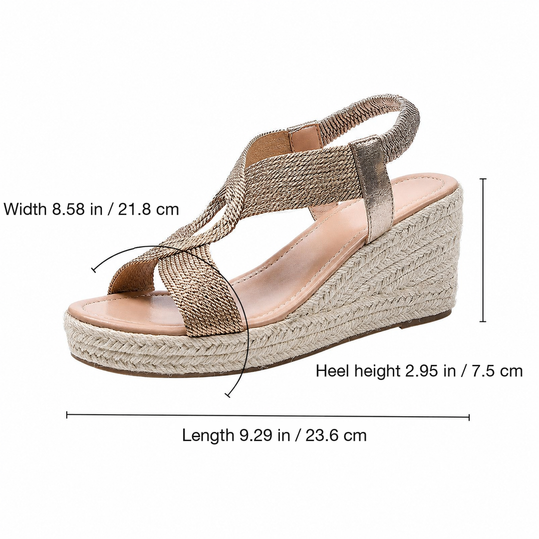 Odile | Woven Rope Wedges