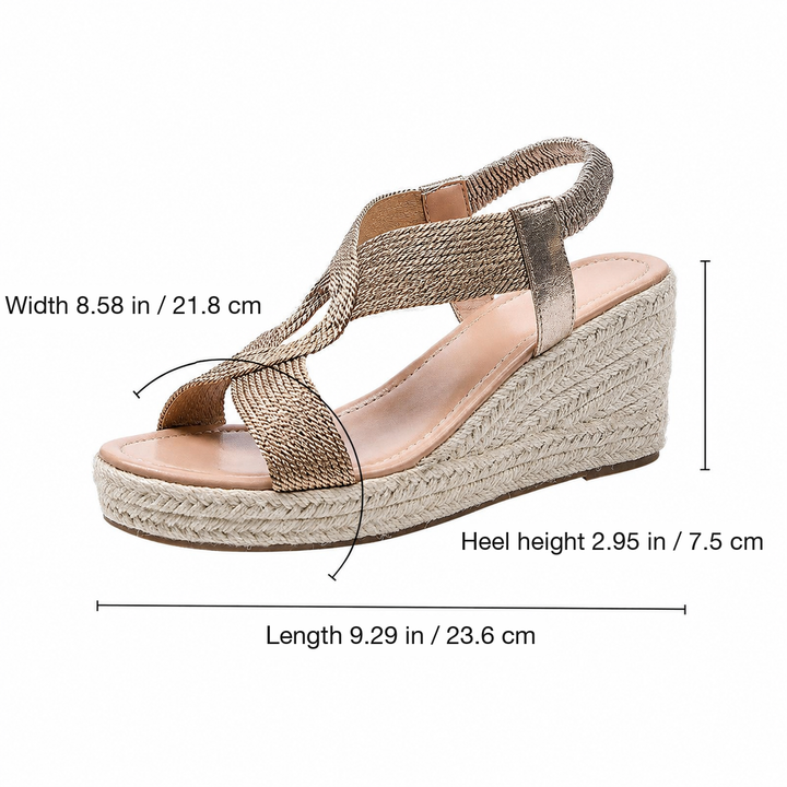 Odile | Woven Rope Wedges