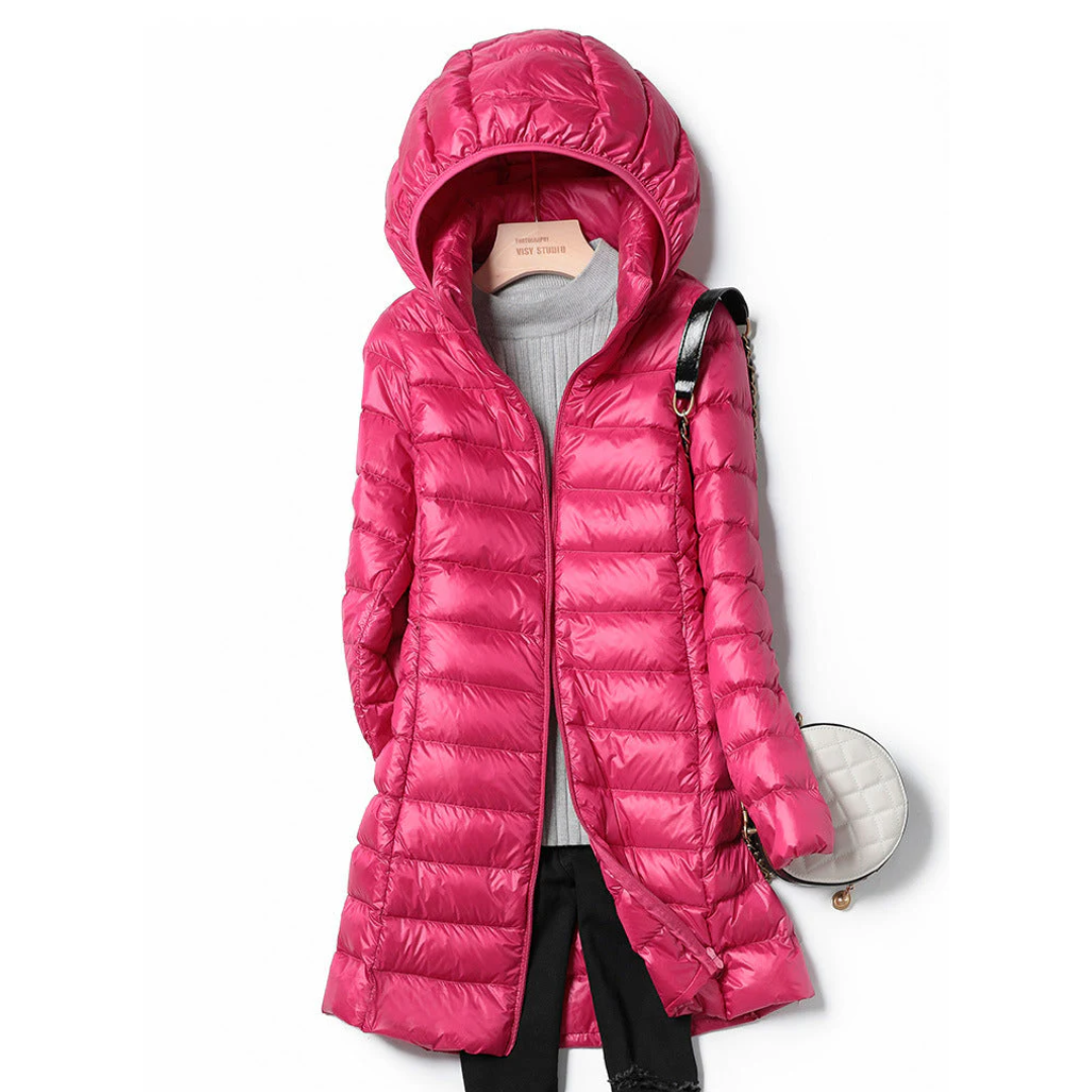 Katie - Long Ultralight Puff Down Jacket