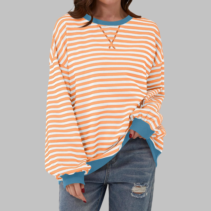 Etta | Long Sleeve Striped Top