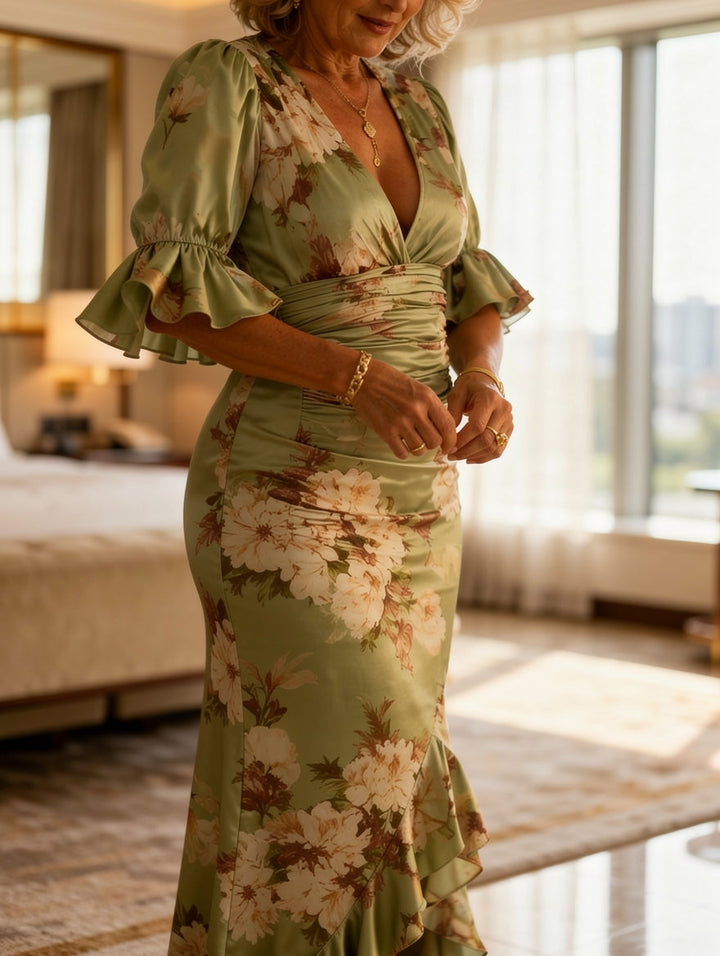 Delia | Floral Maxi Dress