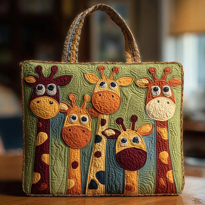 Giraffe | Handmade Quilted Tote Bag