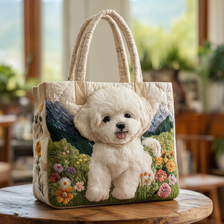 Enchanted Dog | Handmade Quilted Tote Bag