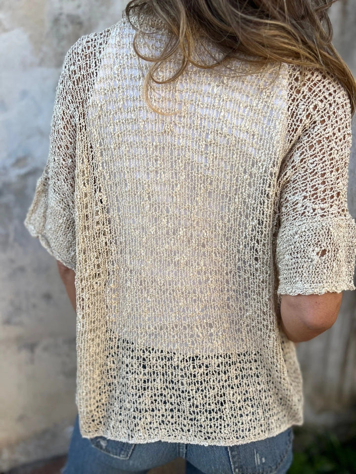 Carol | Open Knit Cardigan