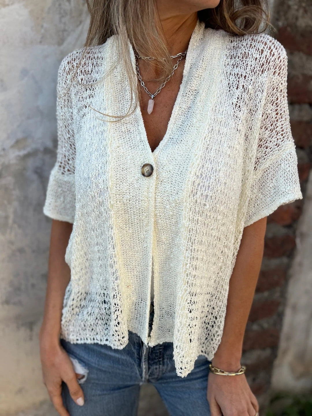 Carol | Open Knit Cardigan