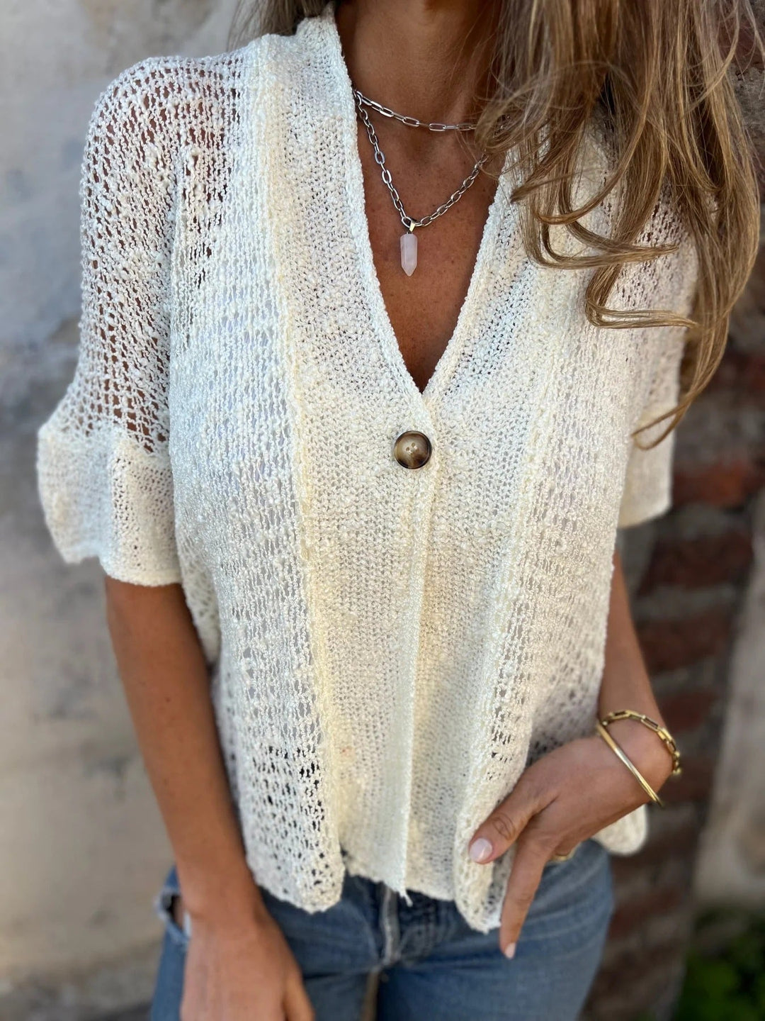 Carol | Open Knit Cardigan
