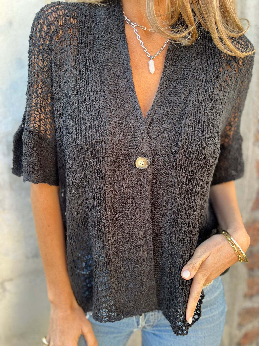 Carol | Open Knit Cardigan