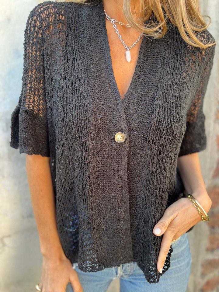 Carol | Open Knit Cardigan