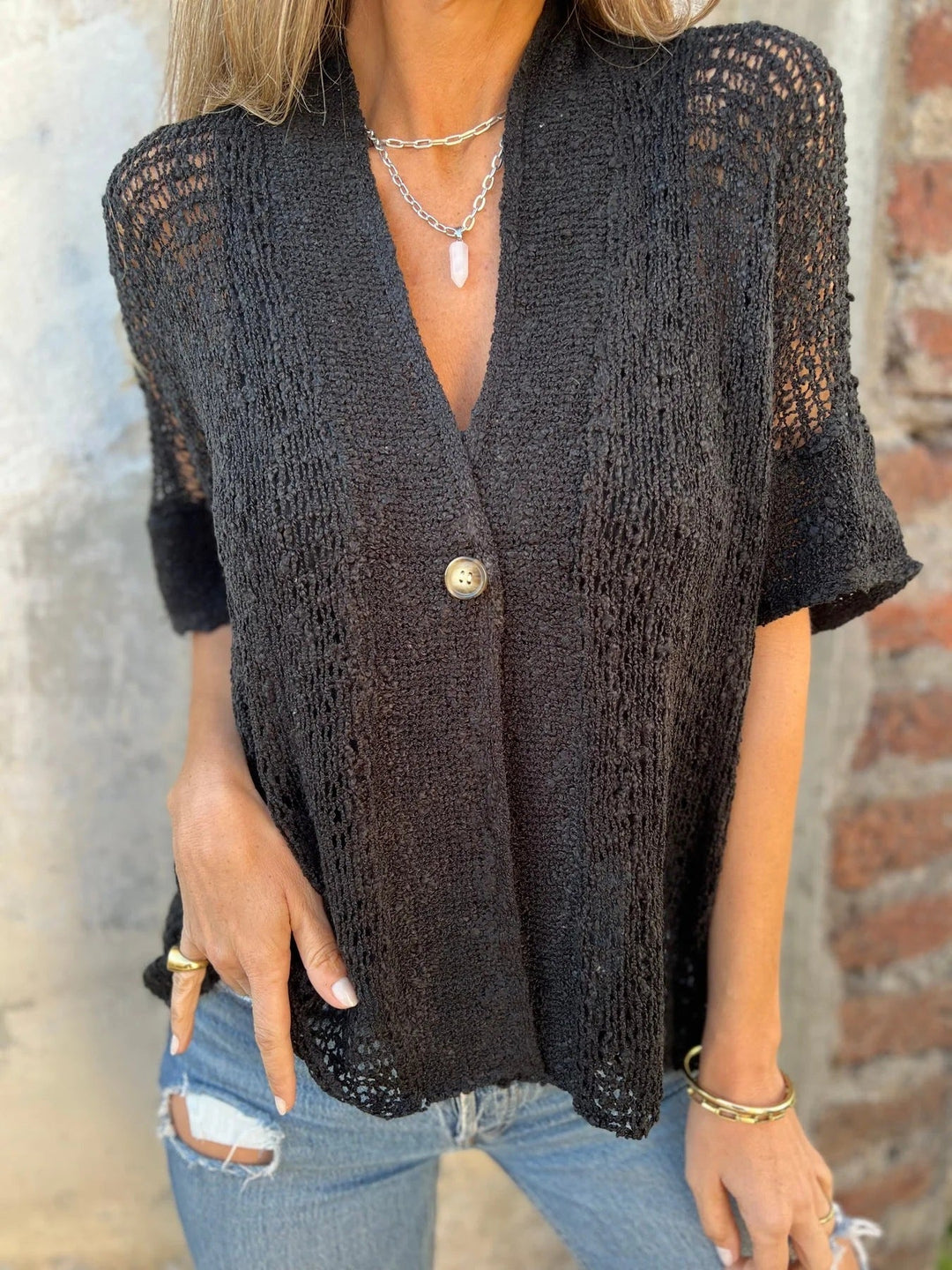 Carol | Open Knit Cardigan
