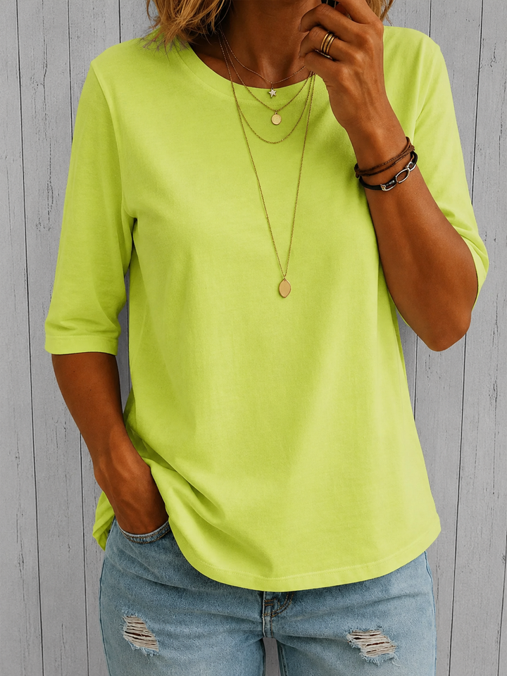 Lise | Half-Sleeve Relaxed Tee