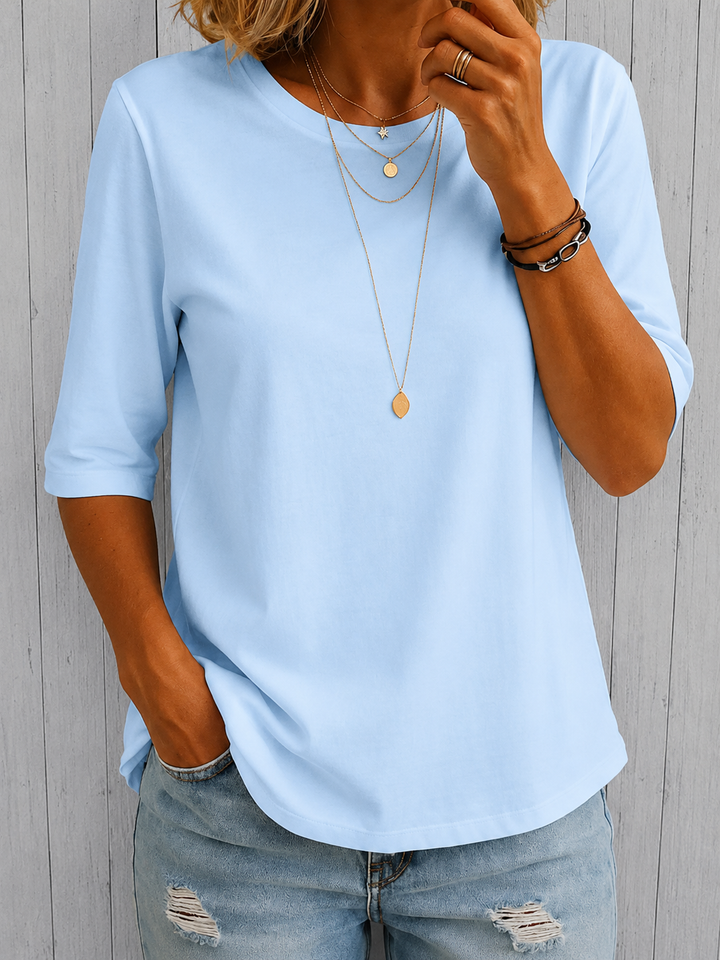 Lise | Half-Sleeve Relaxed Tee