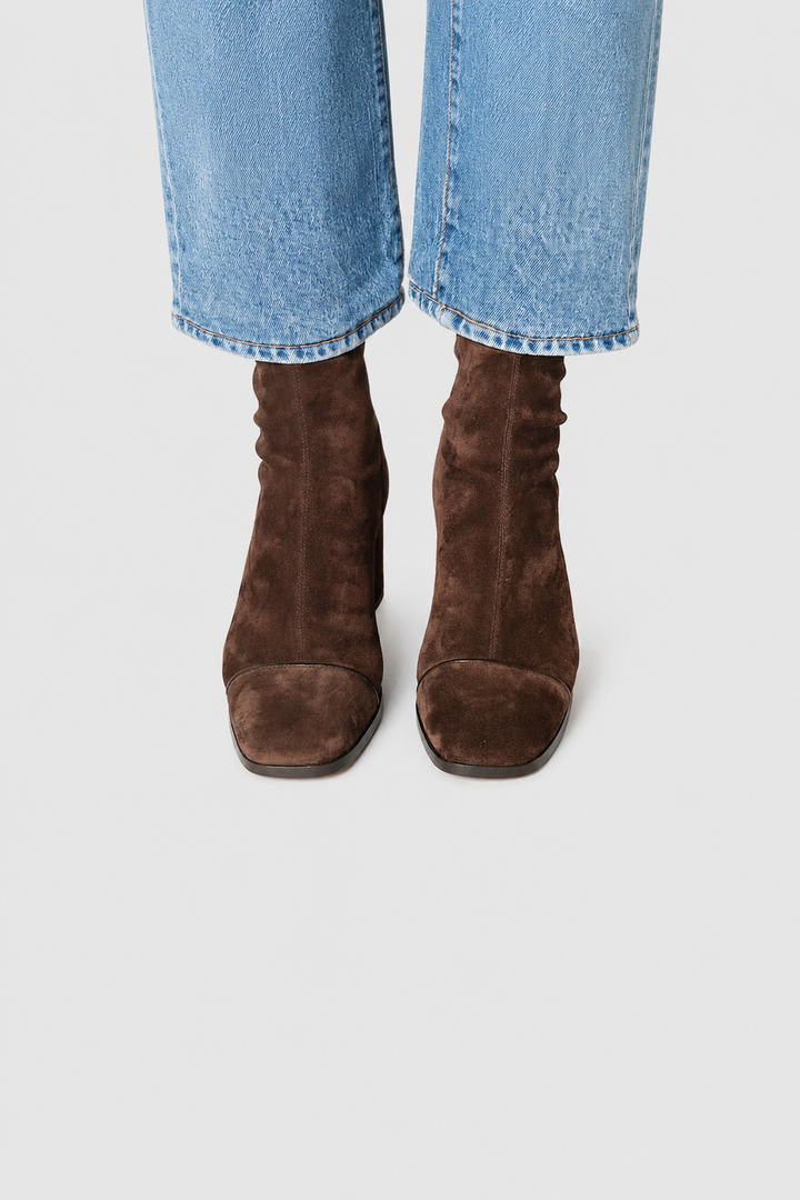 Nora | Square-Toe Block Heel Boots