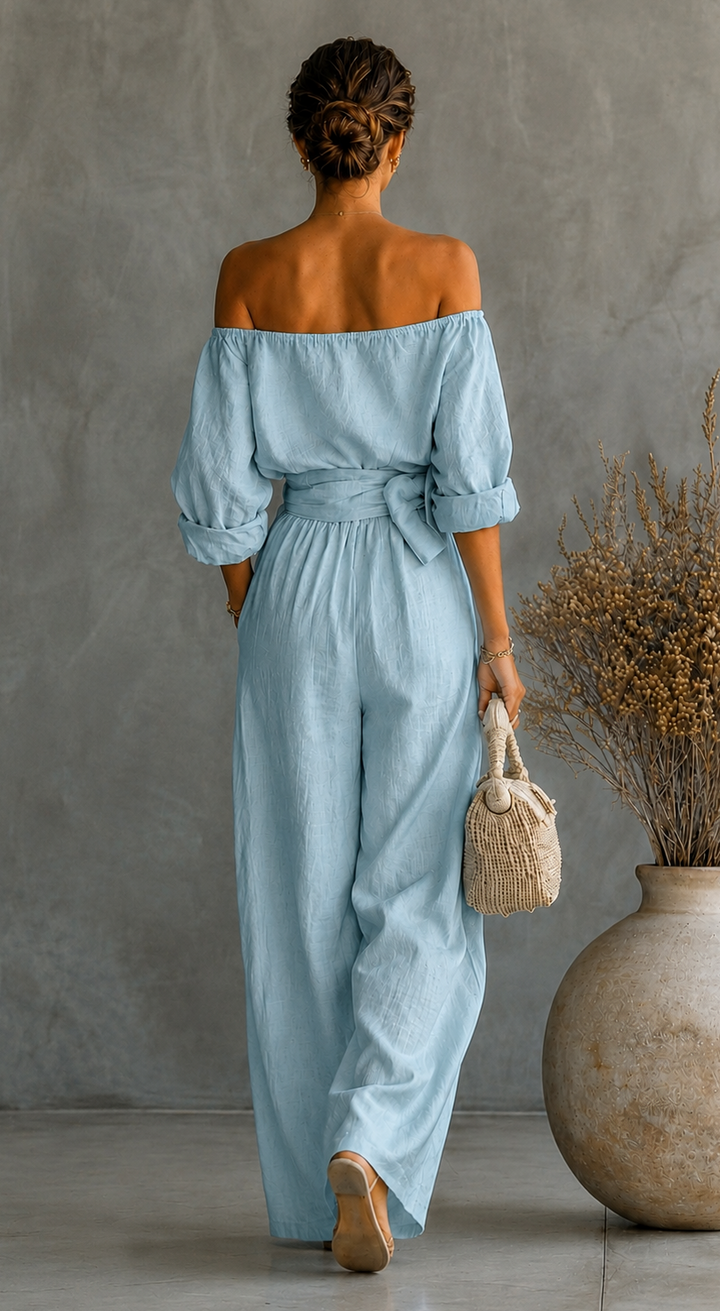 Camille | Linen-Effect Two-Piece Set
