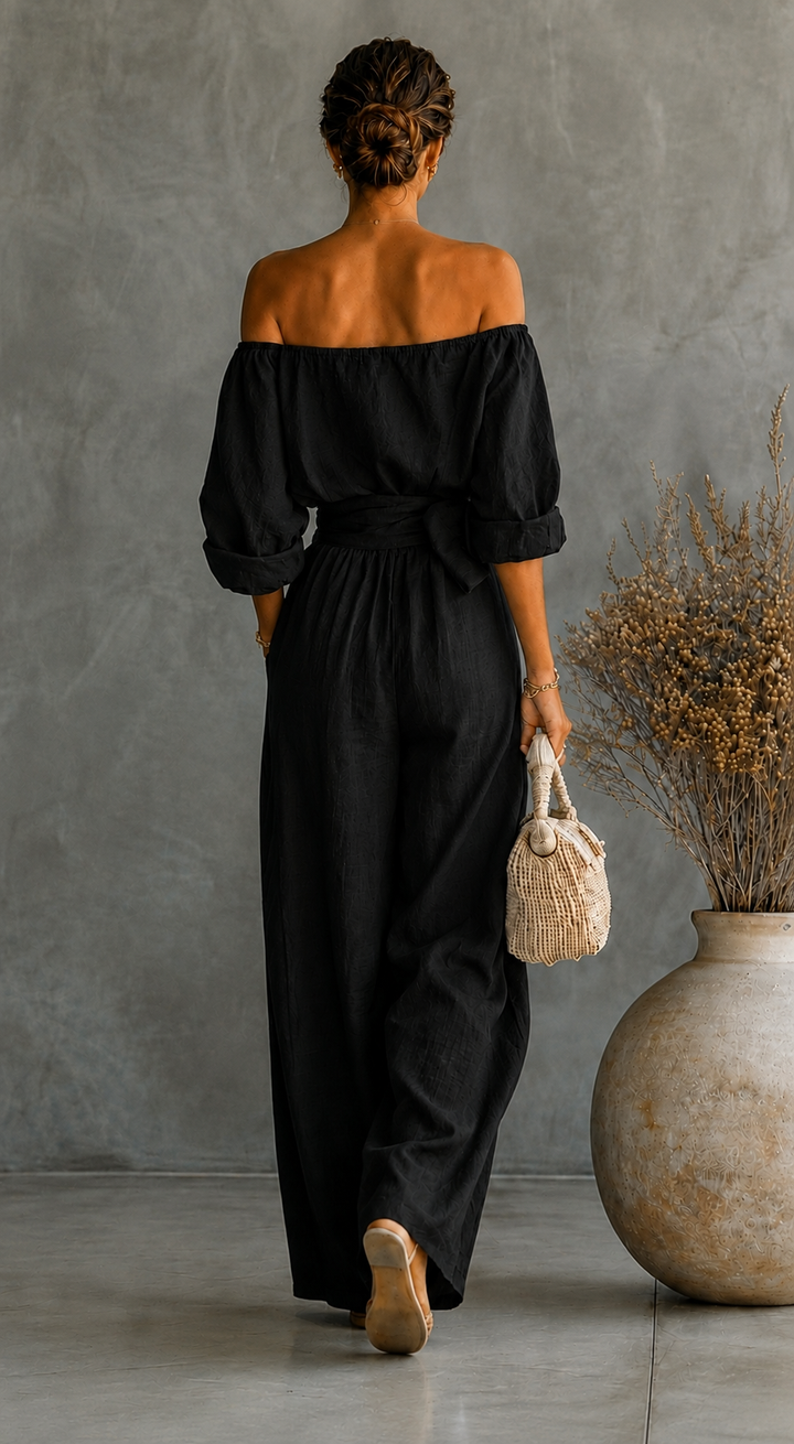 Camille | Linen-Effect Two-Piece Set