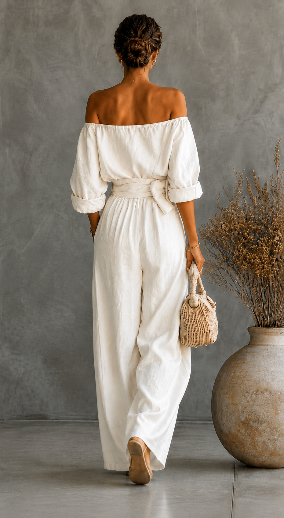 Camille | Linen-Effect Two-Piece Set