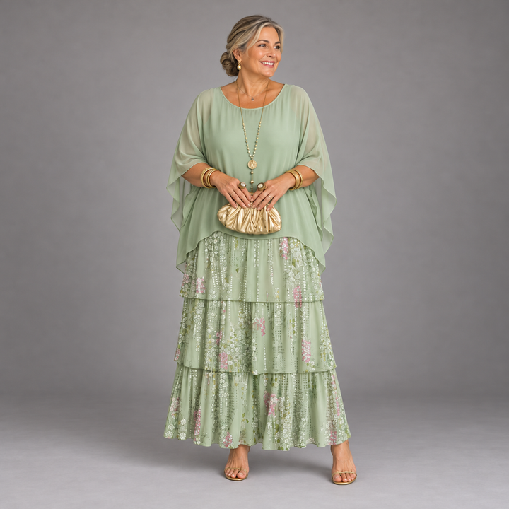 Lara | Elegant Flowing Maxi Dress