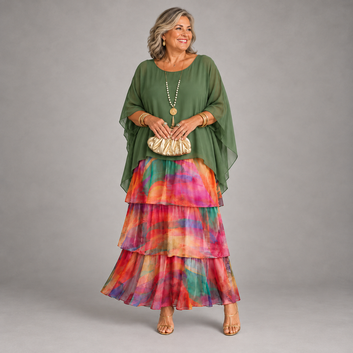 Lara | Elegant Flowing Maxi Dress