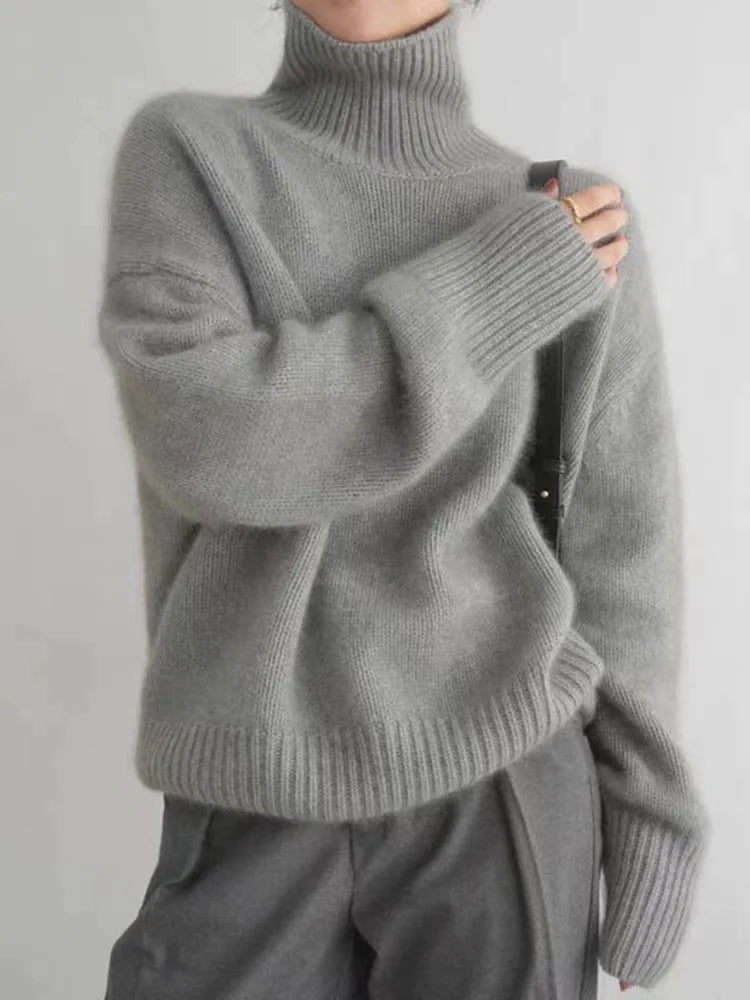 Lilian - Wool Turtleneck Sweater