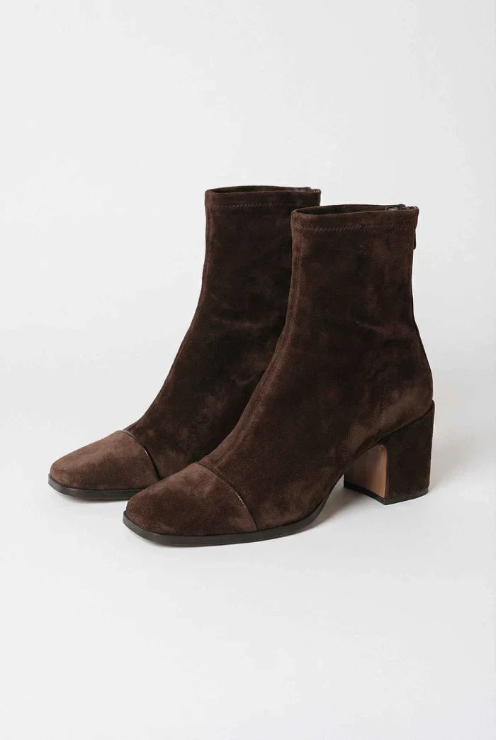 Nora | Square-Toe Block Heel Boots