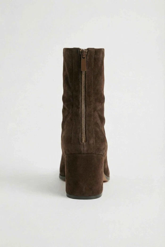 Nora | Square-Toe Block Heel Boots