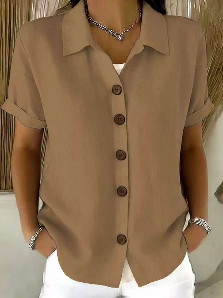 Aurelia | Classic Button-Up Shirt
